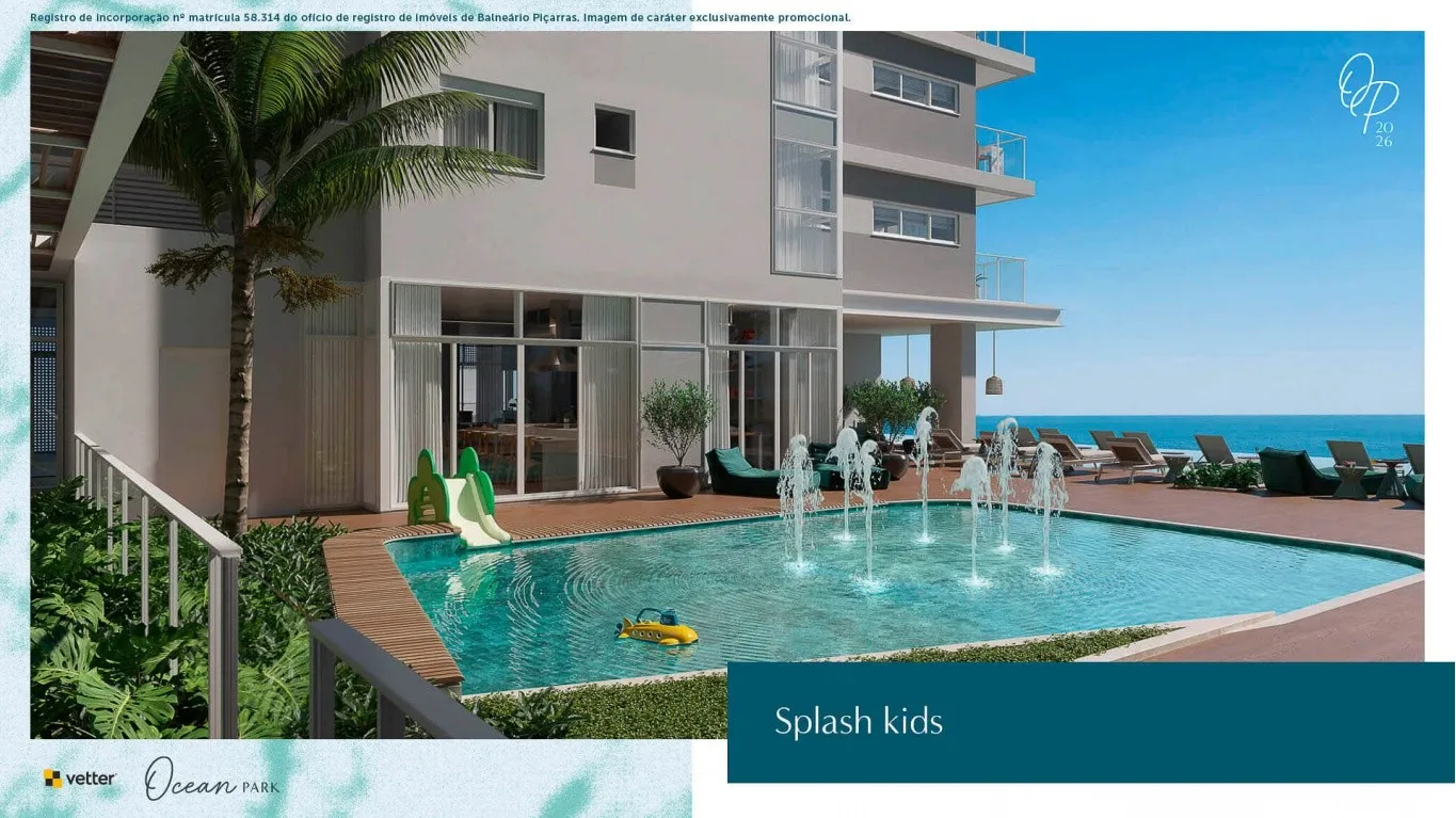 Apartamentos com 2 suítes, vista para o mar, lavabo, living integrado com a cozinha, área de serviço, e 2 vagas de garagem. — foto 3