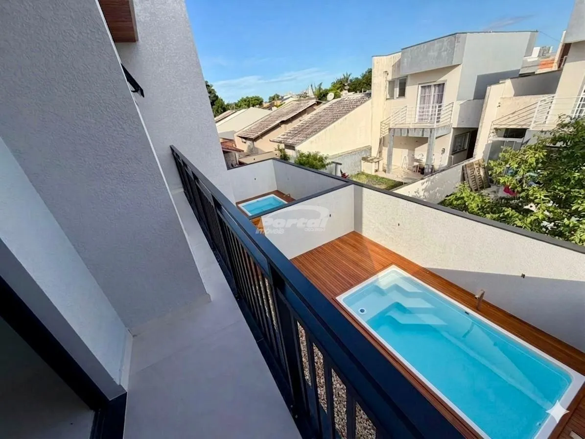 Sobrado novo em construção, previsão de entrega jan/26, dois pavimentos, 3 dormitórios sendo 1 suíte, com 120,00 m de ára privativa, com piscina, no Bairro Itajuba em Barra Velha — foto 6