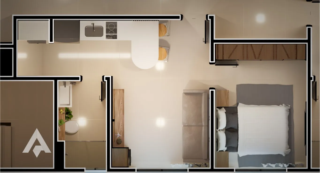 Loft 31,53 m à venda por R$ 410.000,00 - Bairro Itoupava Seca - Blumenau/SC — foto 2