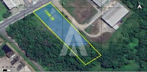 Terreno com 9.997,75m à venda no bairro Zona Industrial Norte em Joinville-SC por R$6.000.000,00. — foto 3