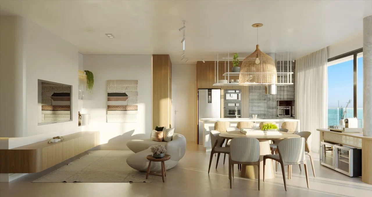 Apartamento no Condomínio Residencial e Comercial FIJI com 1 suíte + 2 quartos à venda no bairro Itapema do Norte em Itapoá a partir de R$ 1.043.059,75. - foto 1