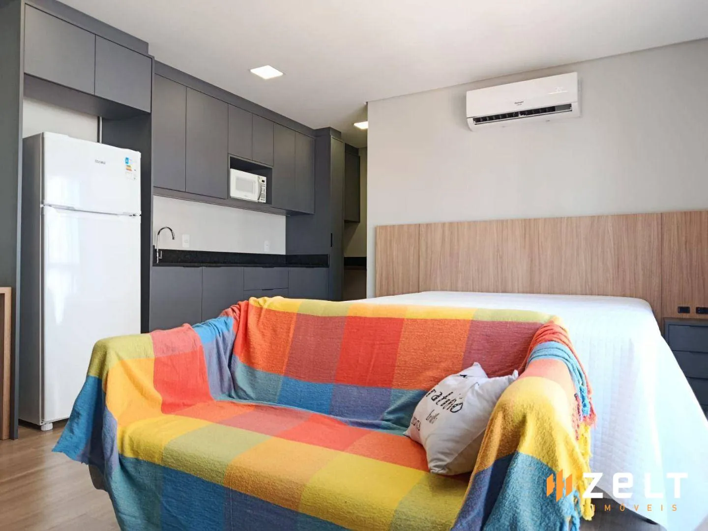 Apartamento com 1 dormitório para alugar, 30 m por R$ 2.100,00/mês - Centro - Blumenau/SC — foto 5