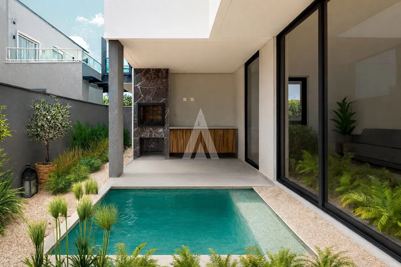 Casa no Condomínio Fechado Quinte Essence com 4 suítes à venda no bairro Vila Nova em Joinville - SC por R$ 2.290.000,00. - foto 1