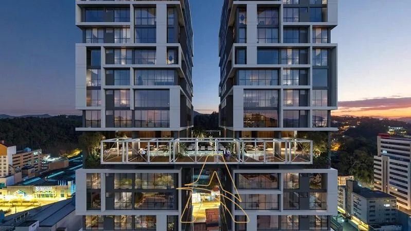 Apartamento em Construção no Centro - Alto Padrão no 13 Andar | 3 Suítes e Lazer Completo - foto 1