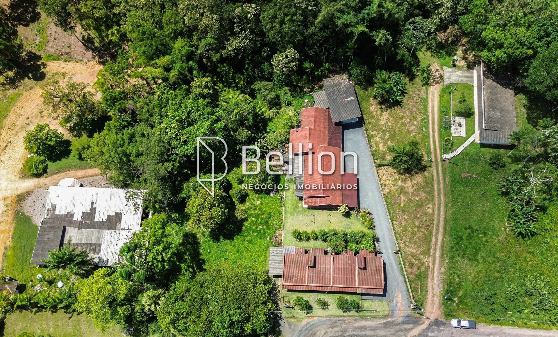 Conjunto de casas e terreno com 4.246m no bairro Divinéia - Rio dos Cedros — foto 3