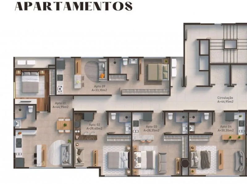 Studio/Loft na 7 de setembro em Blumenau. — foto 5