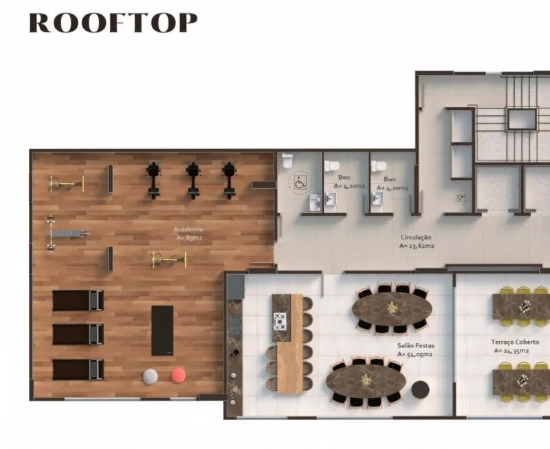 Studio/Loft na 7 de setembro em Blumenau. — foto 7