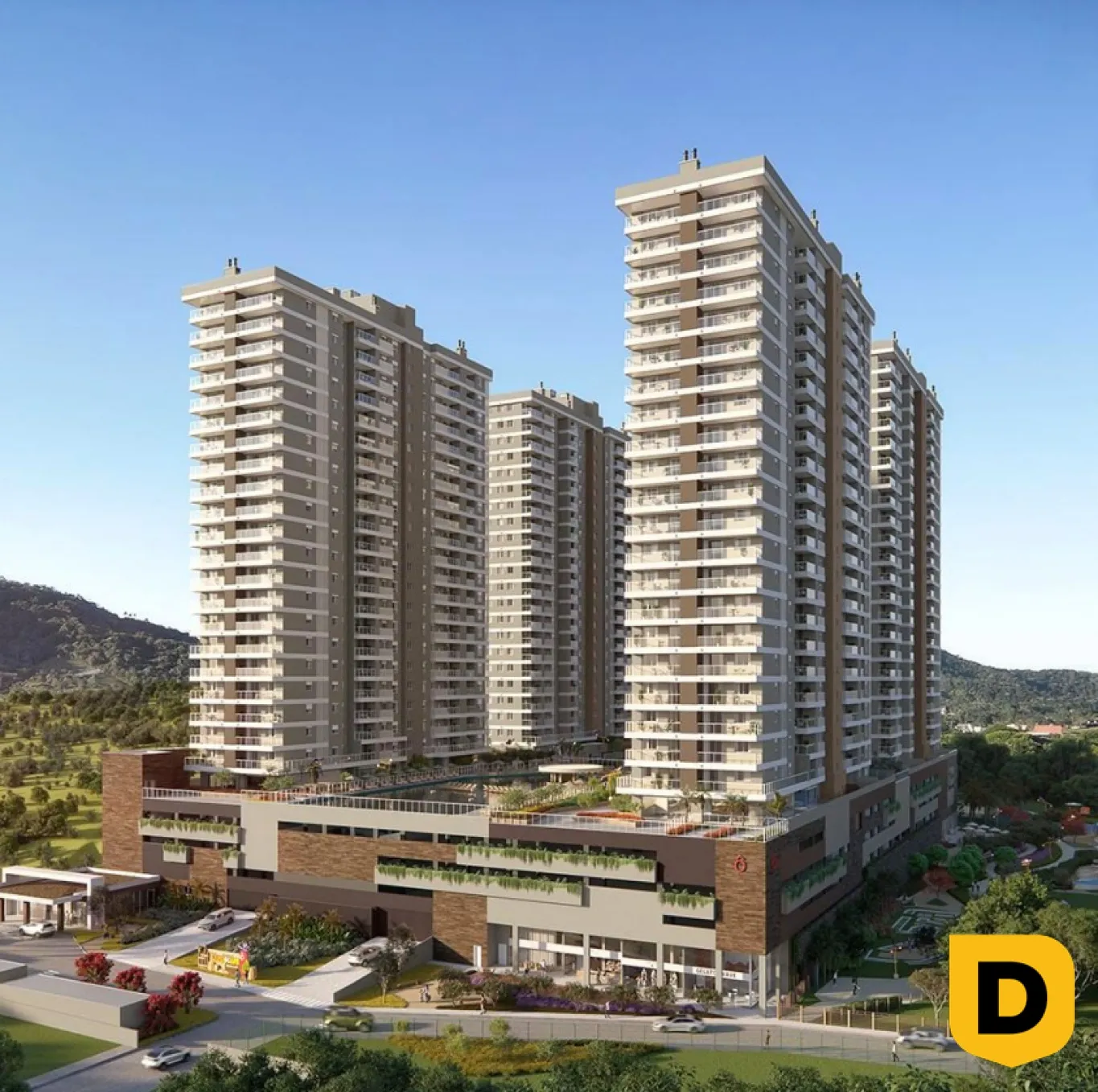 Apto 2 suites + 1 dormitório no Landscape — foto 3