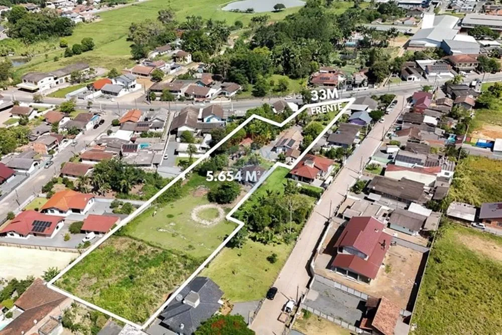 Terreno frente para M. Floriano Peixoto em Indaial/SC - foto 1