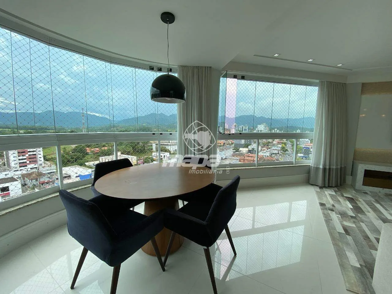 Apartamento 3 suítes mobiliado em Timbó - Centro, Frente, 3 Vagas, Financia — foto 2