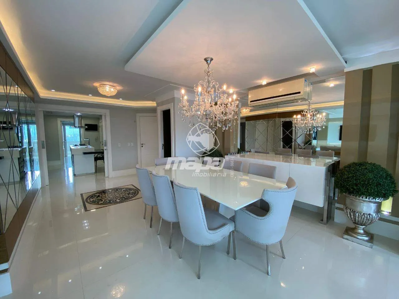 Apartamento 3 suítes mobiliado em Timbó - Centro, Frente, 3 Vagas, Financia — foto 4