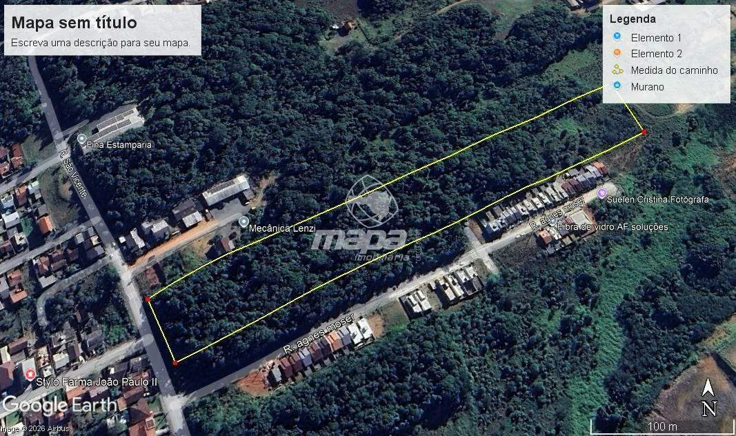 Terreno Urbano de 26.067,95 m em Indaial (João Paulo II) - Residencial/Comercial - foto 1