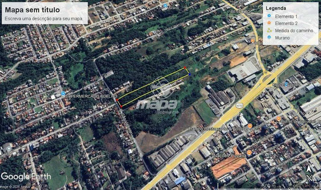 Terreno Urbano de 26.067,95 m em Indaial (João Paulo II) - Residencial/Comercial — foto 2