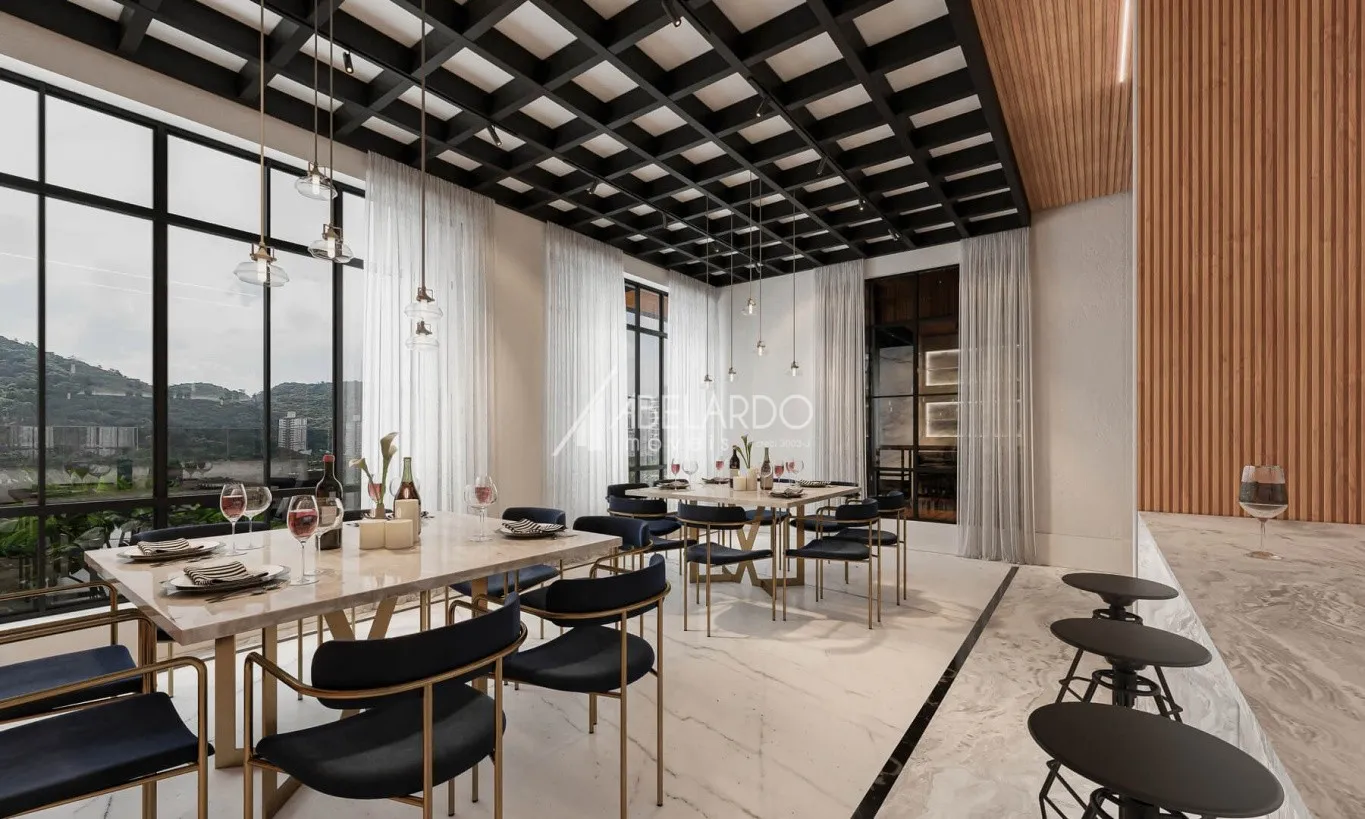 EM CONSTRUÇÃO - APARTAMENTO COM DOIS DORMITÓRIOS DE ALTO PADRÃO, UMA VAGA DE GARAGEM E CONDOMÍNIO COMPLETO - BAIRRO FAZENDA, CIDADE DE ITAJAÍ - foto 1