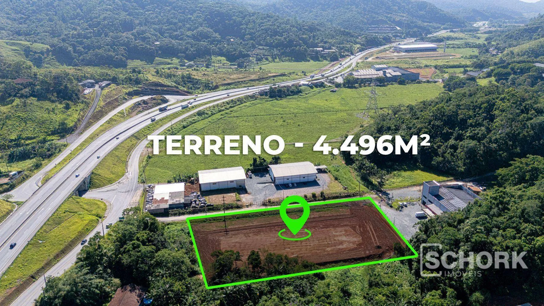 Terreno à venda, 4496 m por R$ 3.500.000,00 - Belchior Baixo - Gaspar/SC — foto 2