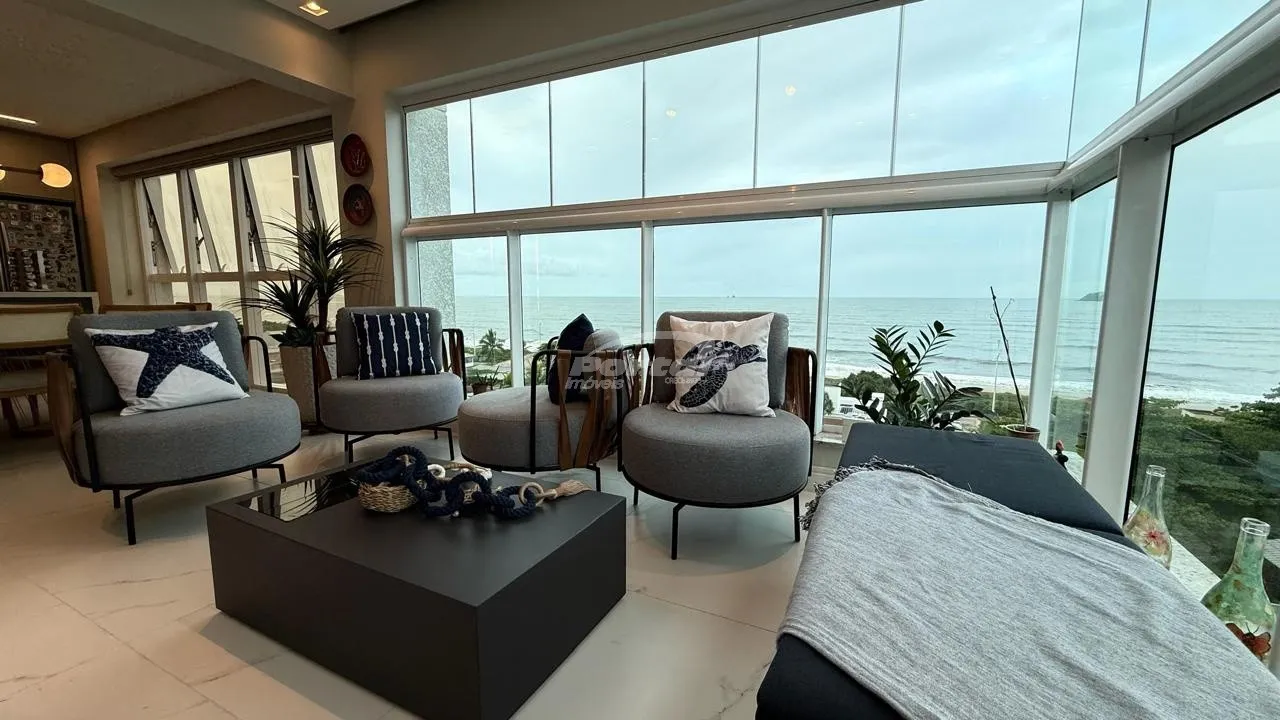 Apartamento Frente MAR, mobiliado, de alto padrão com vista permanente para o mar, 03 suítes, duas vagas e completa área de lazer. Palm Beach (opção22284) — foto 2