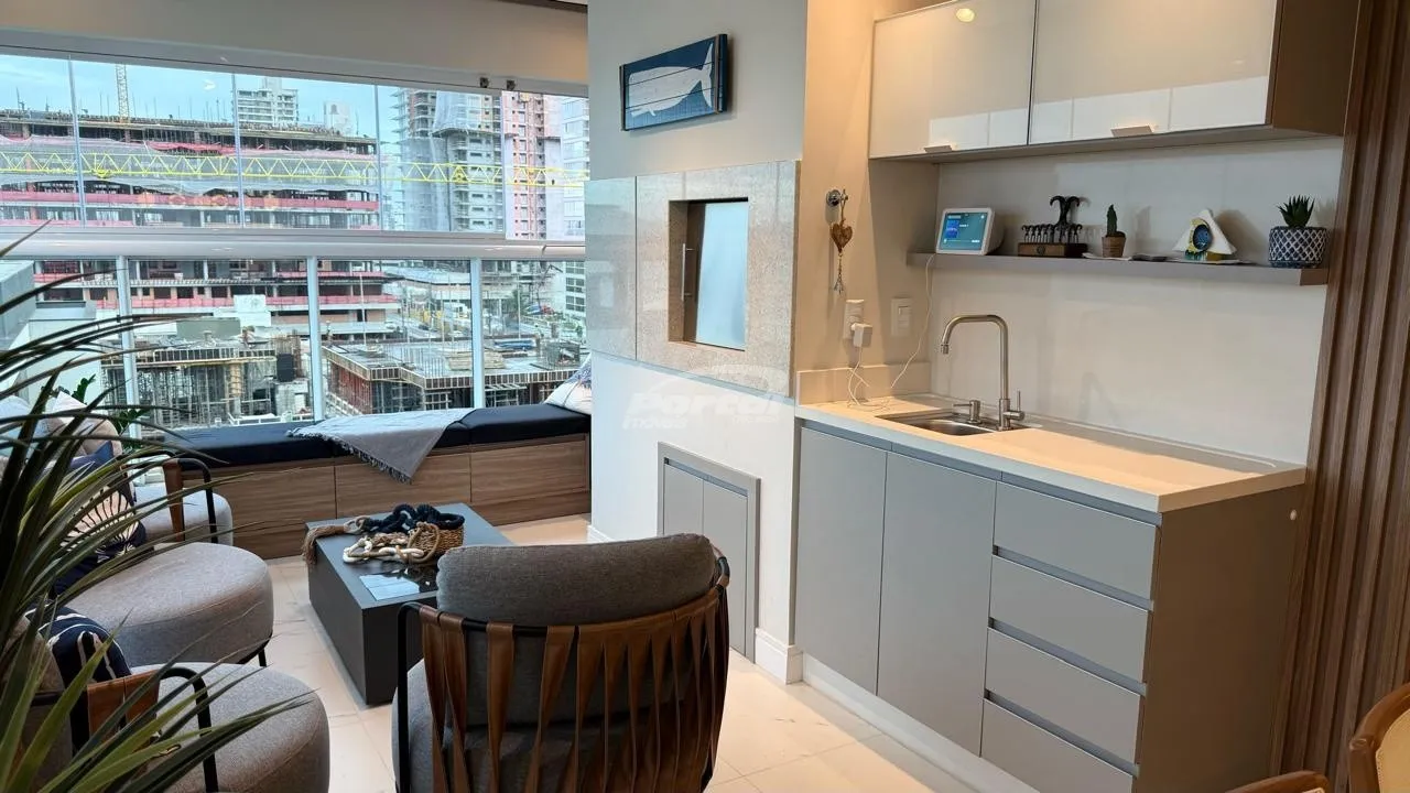 Apartamento Frente MAR, mobiliado, de alto padrão com vista permanente para o mar, 03 suítes, duas vagas e completa área de lazer. Palm Beach (opção22284) — foto 3