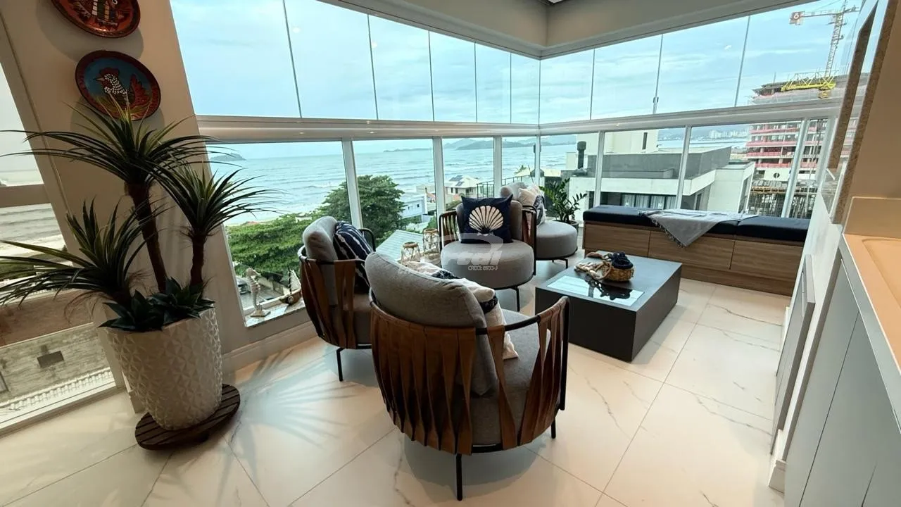 Apartamento Frente MAR, mobiliado, de alto padrão com vista permanente para o mar, 03 suítes, duas vagas e completa área de lazer. Palm Beach (opção22284) — foto 4