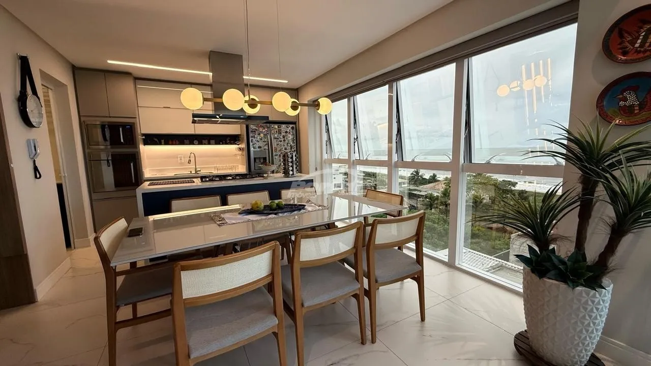 Apartamento Frente MAR, mobiliado, de alto padrão com vista permanente para o mar, 03 suítes, duas vagas e completa área de lazer. Palm Beach (opção22284) — foto 7