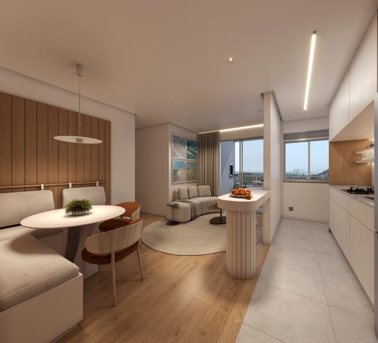 Apartamento no Marine Itajuba com 1 suíte + 1 quarto à venda no bairro Itajuba, em Barra Velha/SC, a partir de R$ 561.998,86. - foto 1