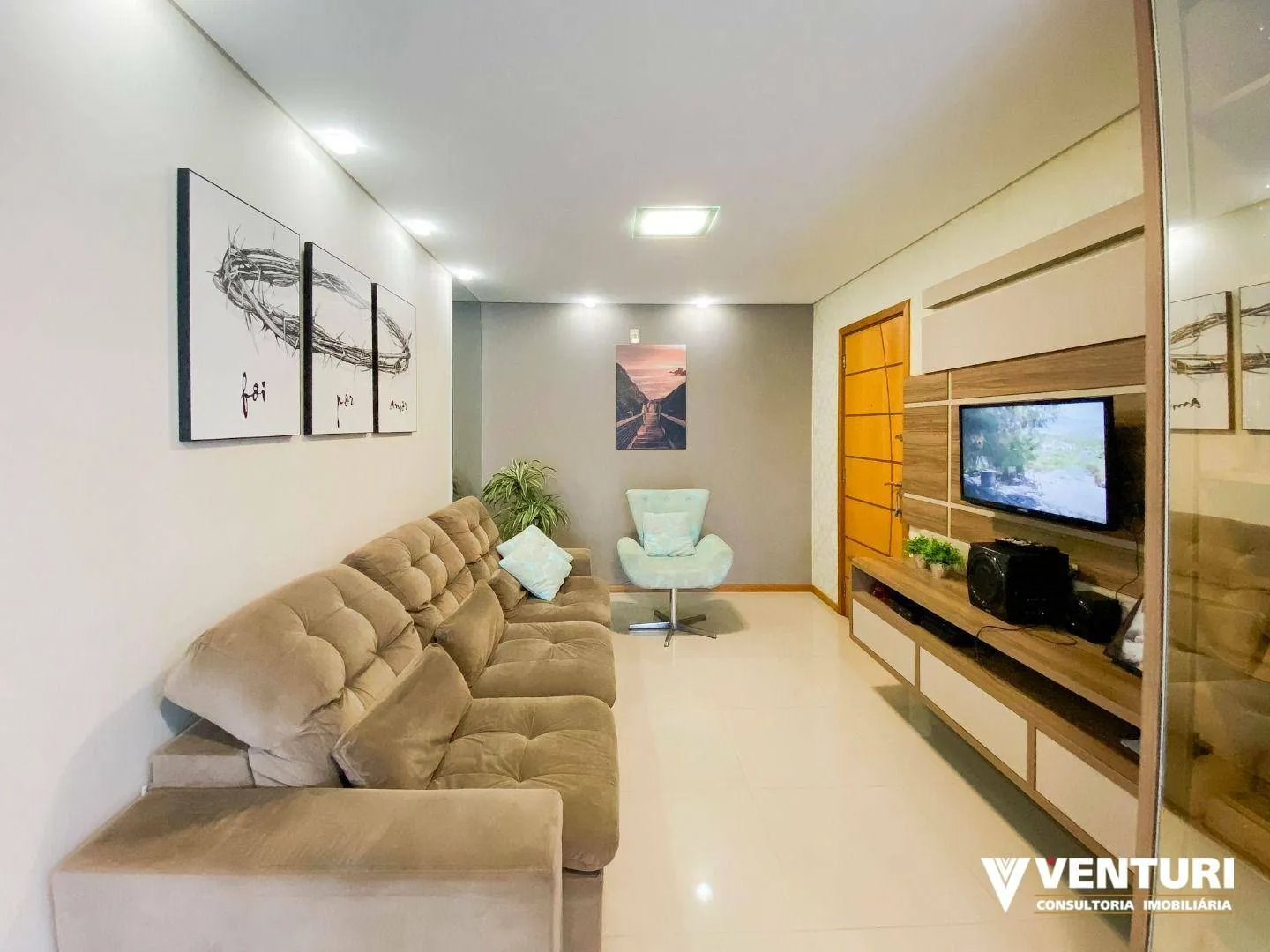 Apartamento com 3 dormitórios à venda, 86 m por R$ 599.000,00 - Velha - Blumenau/SC - foto 1