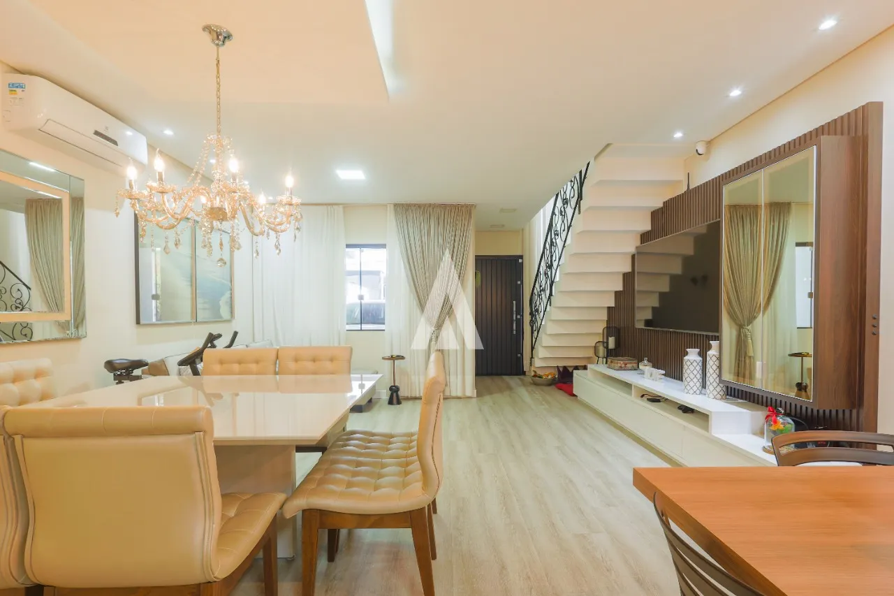 Sobrado/Geminado com 1 suíte e 2 quartos à venda com 128,72m no bairro Jardim Iririú em Joinville-SC por R$805.000,00. — foto 3
