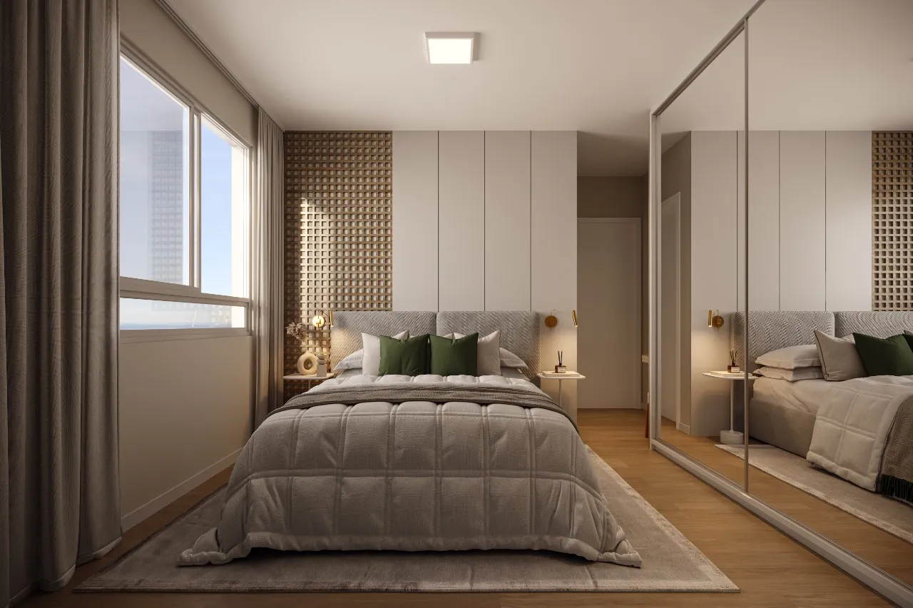 Apartamento no Amanay Beach Club com 1 suíte + 1 quarto à venda no bairro Barra do Saí, em Itapoá, a partir de R$ 579.210,17. - foto 1