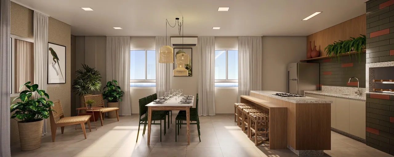 Apartamento no Amanay Beach Club com 1 suíte + 1 quarto à venda no bairro Barra do Saí, em Itapoá, a partir de R$ 579.210,17. — foto 3