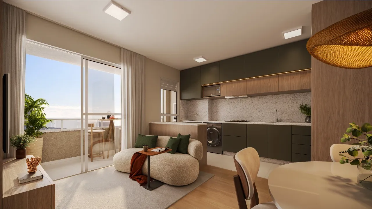 Apartamento no Amanay Beach Club com 1 suíte + 1 quarto à venda no bairro Barra do Saí, em Itapoá, a partir de R$ 579.210,17. — foto 4