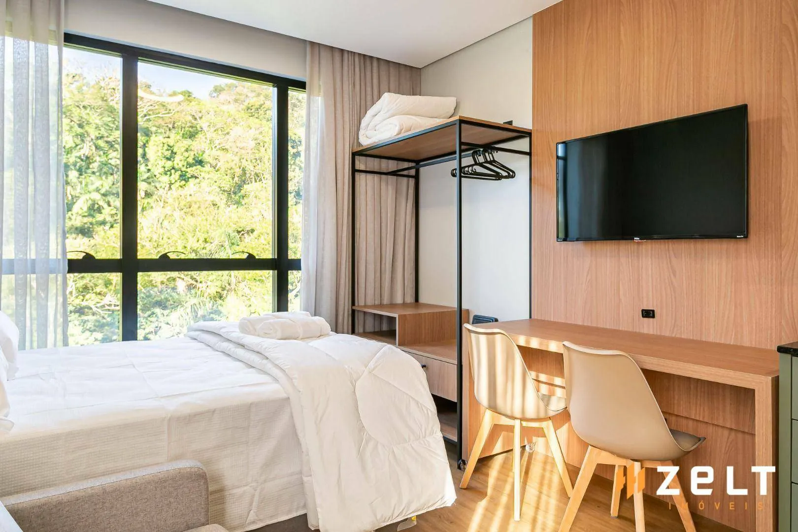 Apartamento com 1 dormitório para alugar, 28 m por R$ 2.300,00/mês - Velha - Blumenau/SC — foto 5