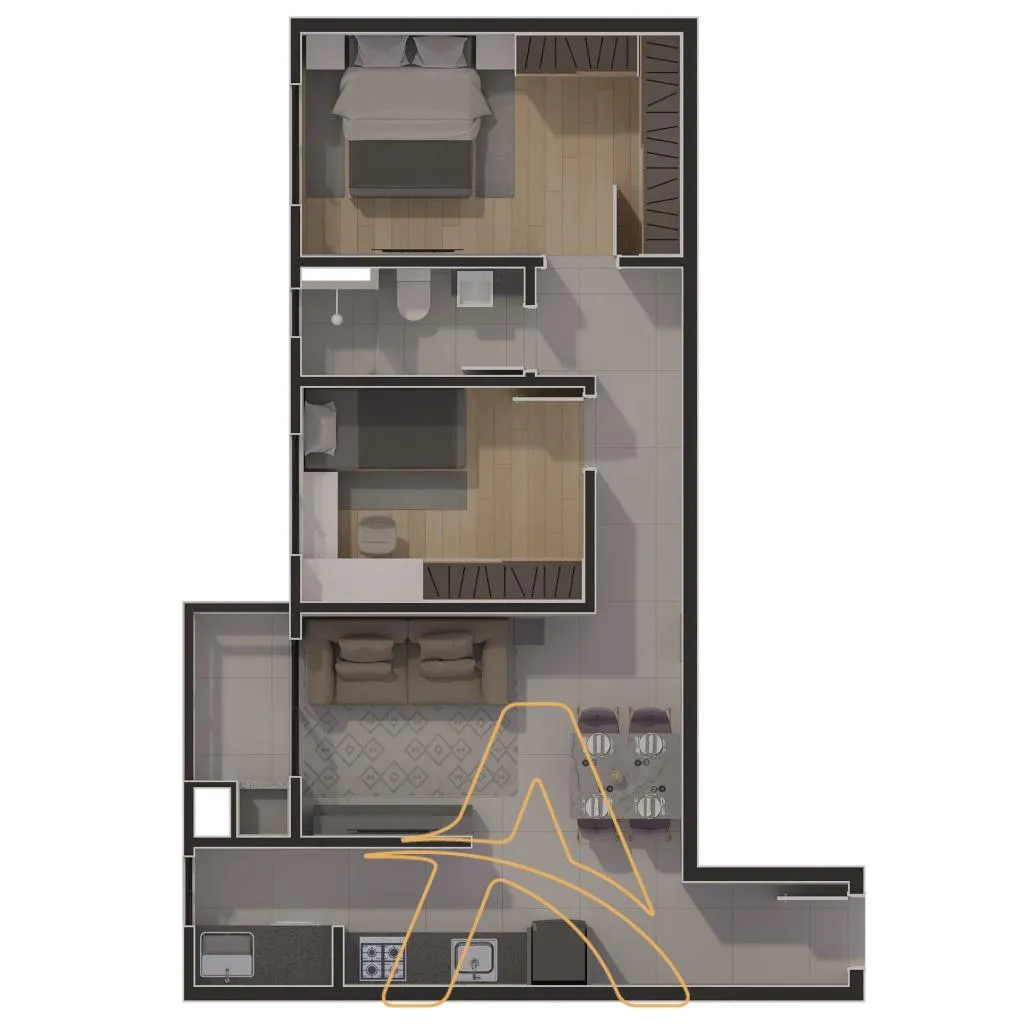MS Live Residence - Modernidade, Conforto e Lazer Completo — foto 7