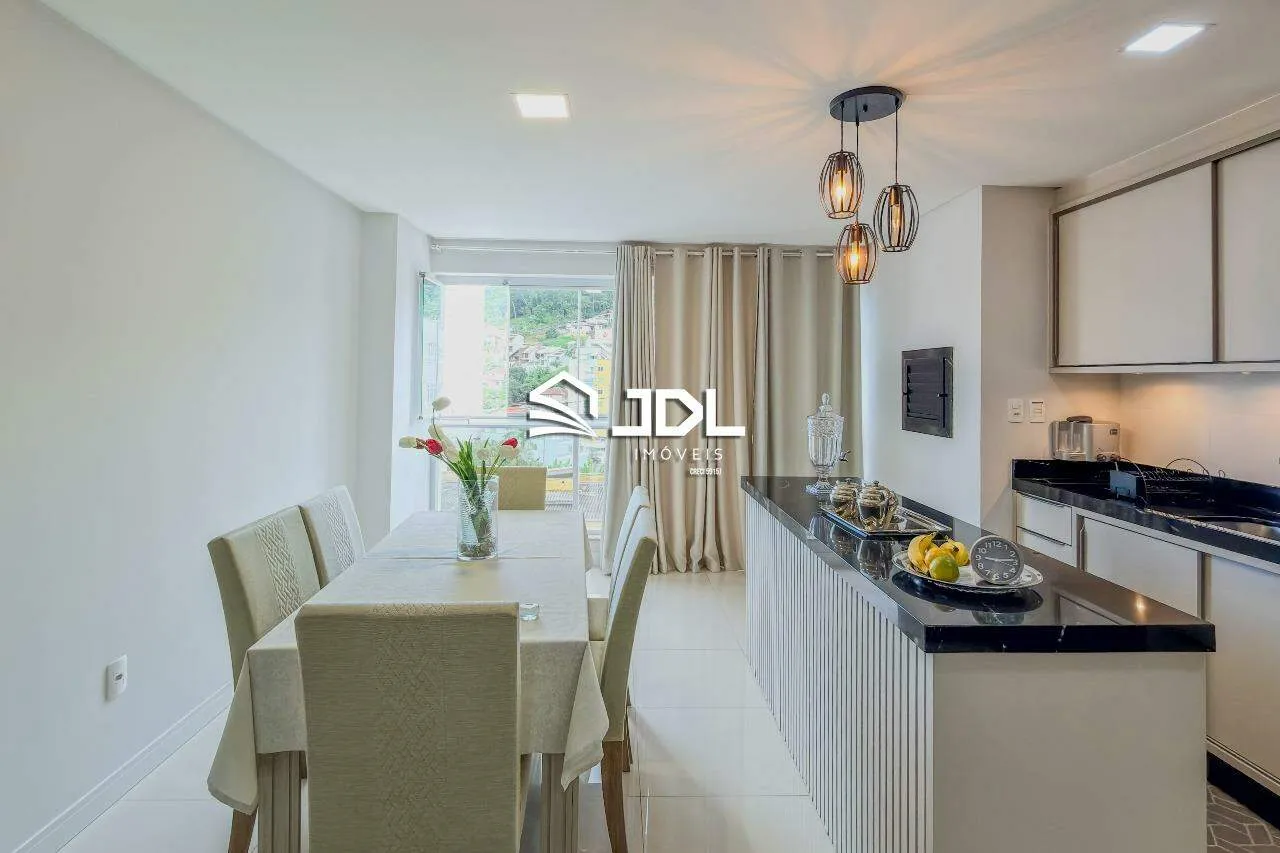 Apartamento totalmente mobiliado à venda no Bairro Vila Nova em Blumenau - 2 dormitórios, suíte e lazer completo — foto 4