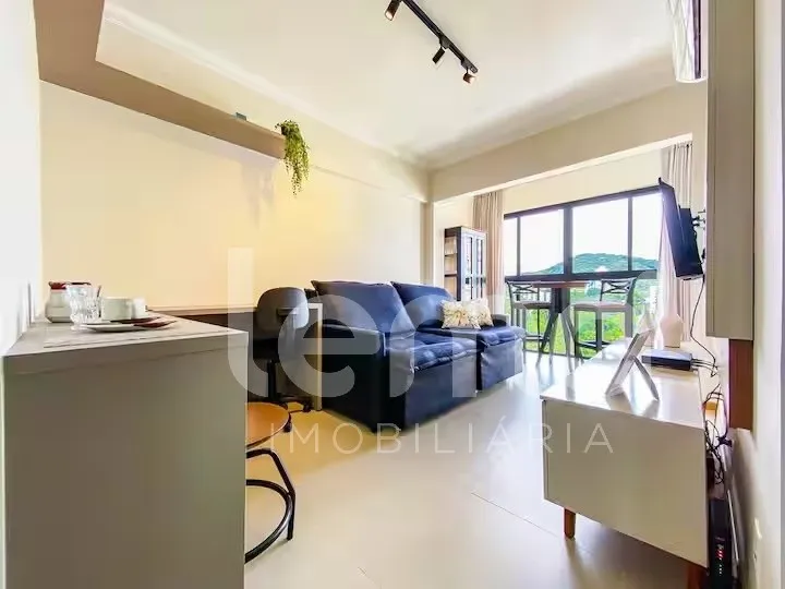 Apartamento mobiliado e equipado com 1 dormitório no Residencial Unique, em Blumenau. — foto 3