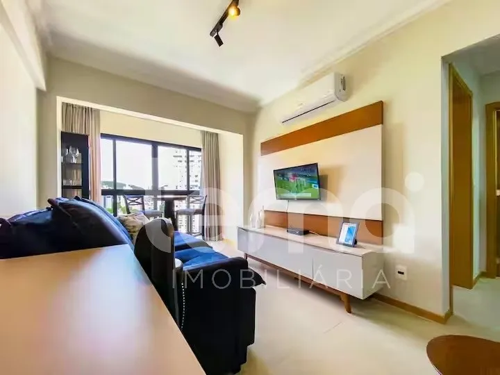 Apartamento mobiliado e equipado com 1 dormitório no Residencial Unique, em Blumenau. — foto 4