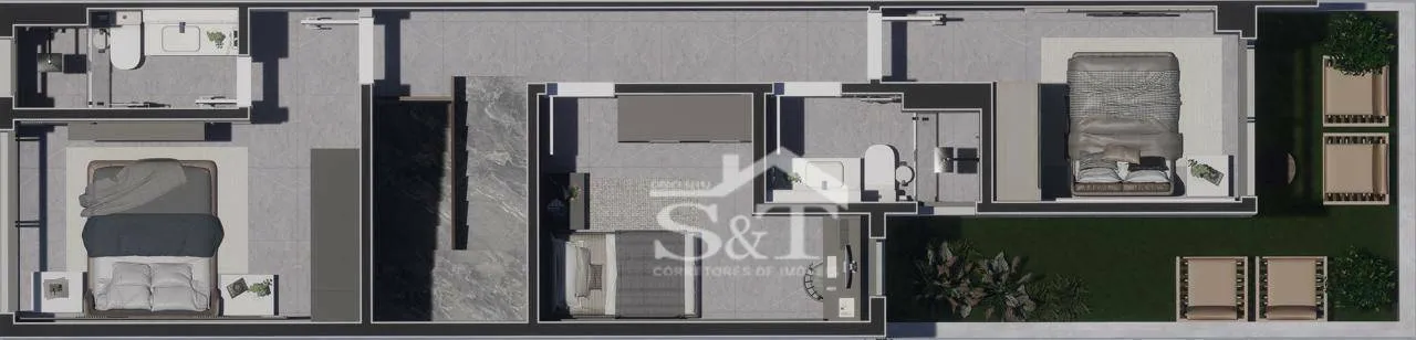 Sobrado à venda, 107 m por R$ 727.000,00 - São João do Rio Vermelho - Florianópolis/SC — foto 4