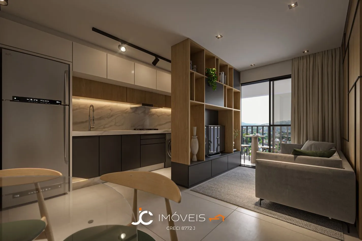 Apartamento com 2 dormitórios à venda, 55 m por R$ 366.000,00 - Vorstadt - Blumenau/SC — foto 2