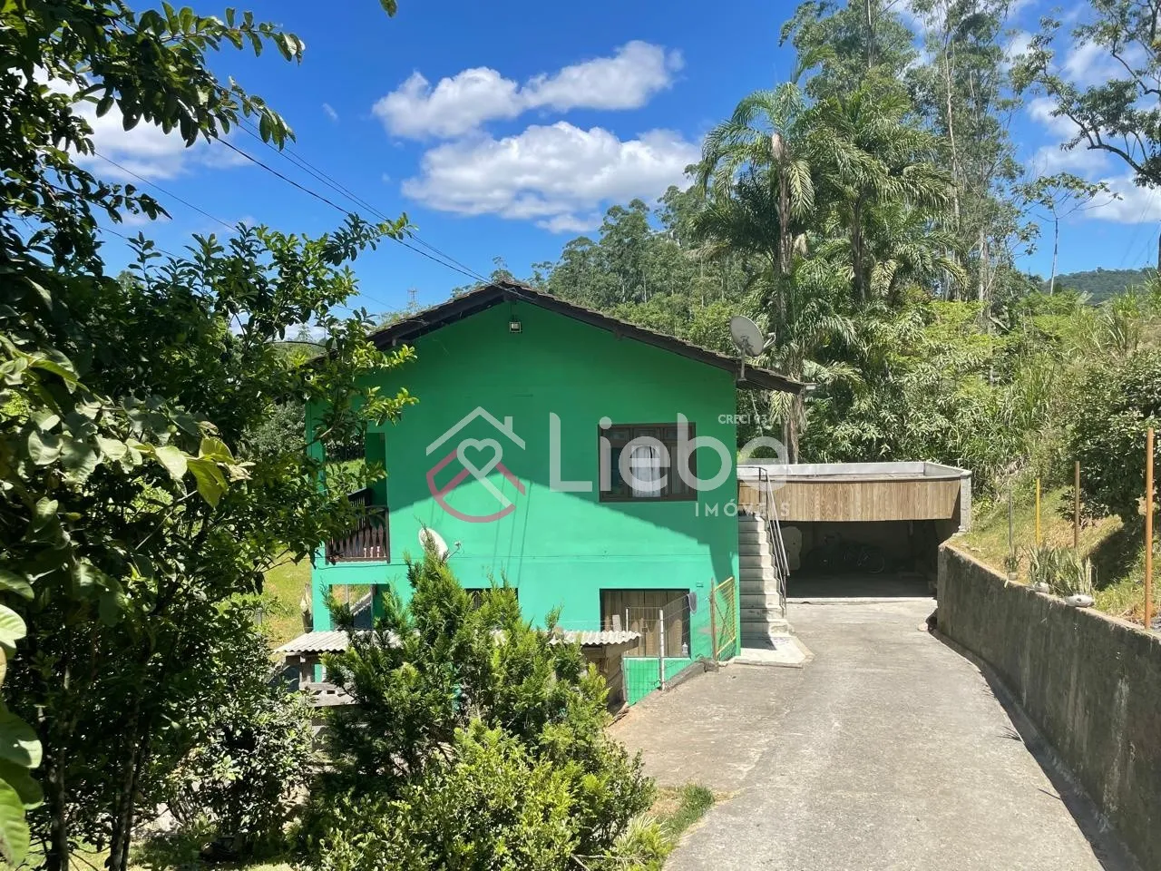 Oportunidade de imóvel no Bairro Testo Central na cidade de Pomerode com 02 casas para locação somando 174m de construção num terreno de 579,00m. - foto 1