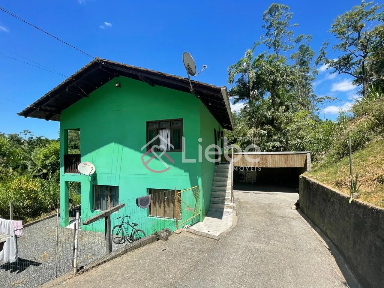 Oportunidade de imóvel no Bairro Testo Central na cidade de Pomerode com 02 casas para locação somando 174m de construção num terreno de 579,00m. — foto 3
