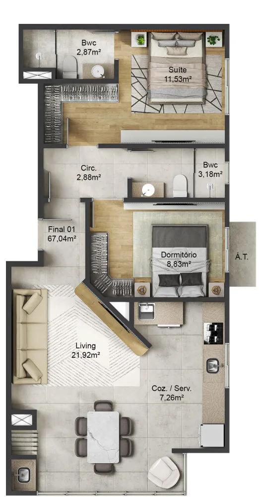 APARTAMENTOS EM GRAVATÁ - FINANCIAMENTO DIRETO COM A CONSTRUTORA! — foto 5
