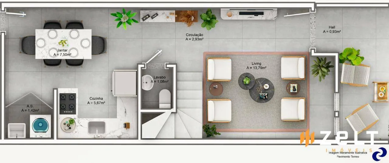 Casa com 2 dormitórios à venda, 112 m por R$ 546.000,00 - Centro - Blumenau/SC — foto 2