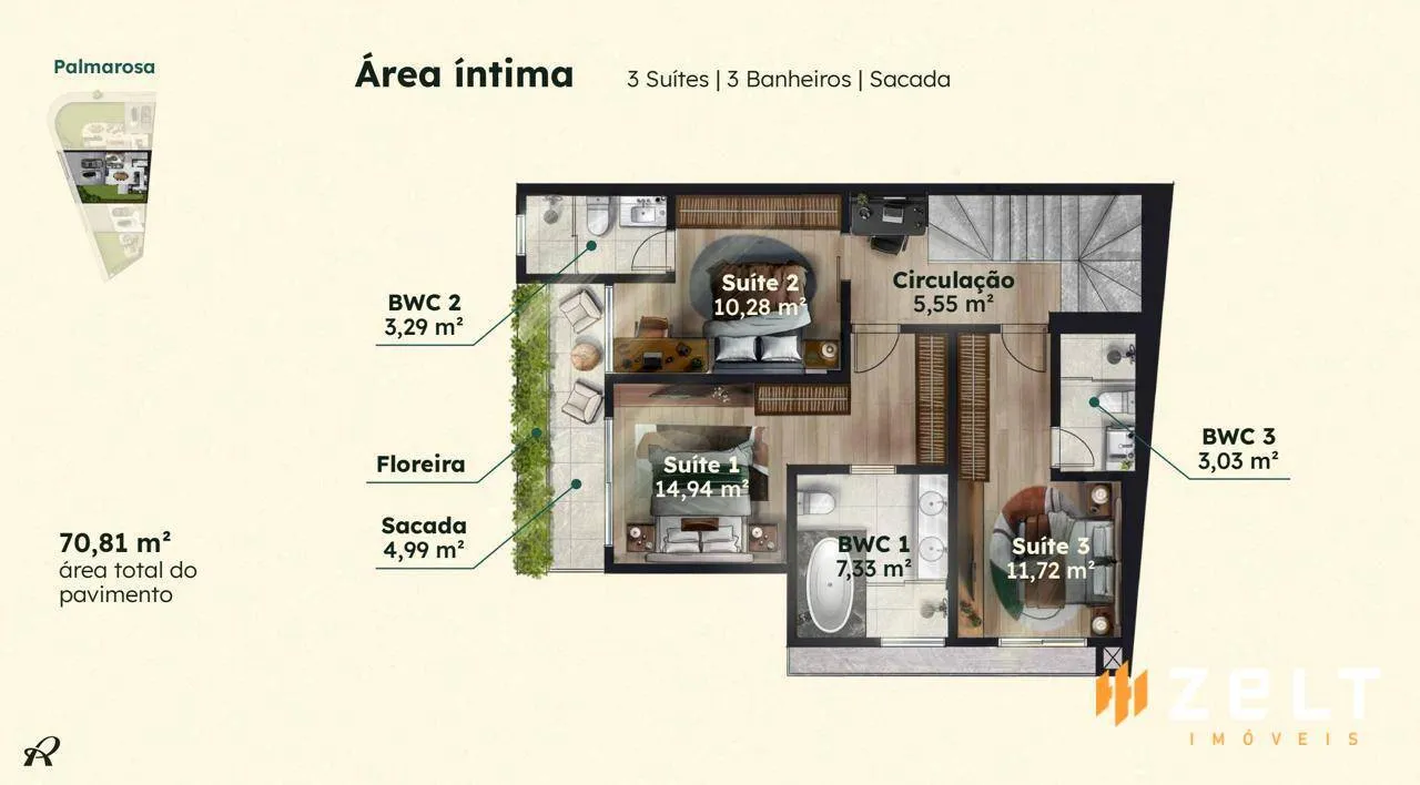 Casa com 3 dormitórios à venda, 163 m por R$ 1.250.000,00 - Vila Nova - Blumenau/SC — foto 3