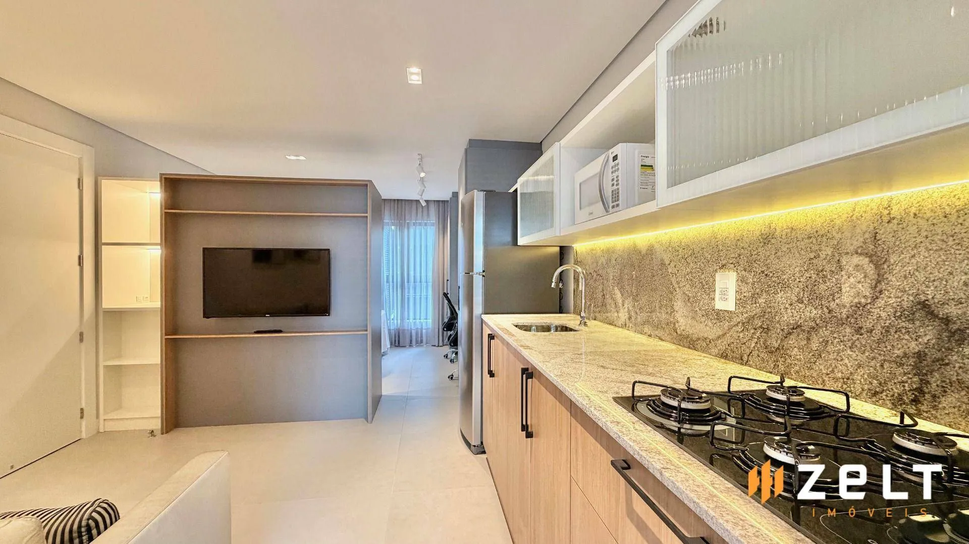 Apartamento com 1 dormitório à venda, 34 m por R$ 480.000,00 - Centro - Blumenau/SC — foto 2