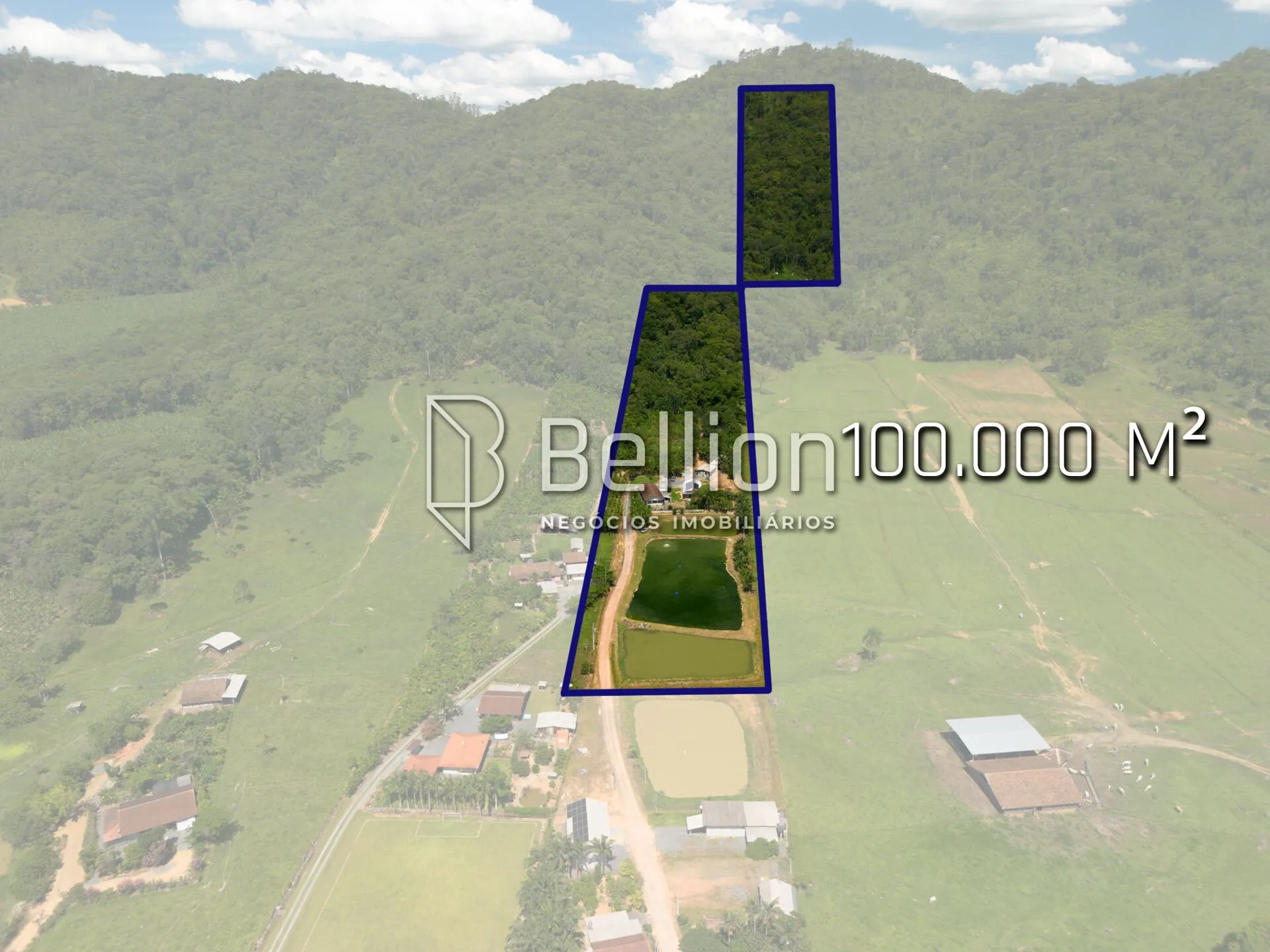 Propriedade com 100.000 m na Estrada do Pomerano - Rio dos Cedros - foto 1