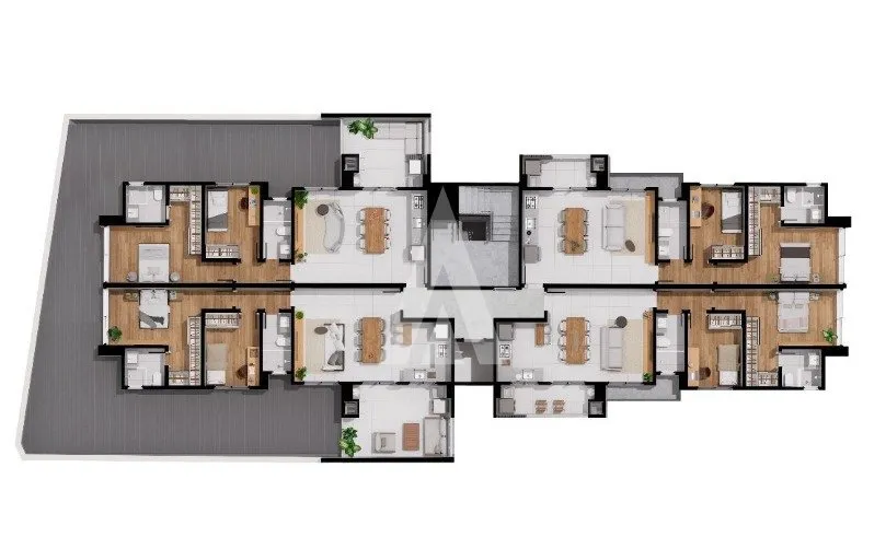 Apartamento a venda com 1 suite + 1 quarto no Bom Retiro - Joinville SC por R$439.912,00 — foto 2