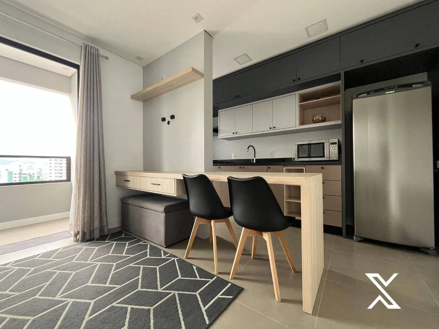 Apartamento com 1 dormitório para alugar, 41 m por R$ 3.340,00/mês - Victor Konder - Blumenau/SC - foto 1