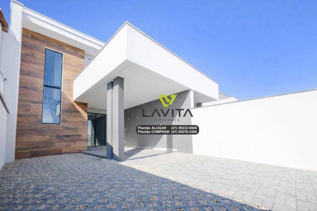 Casa com 2 dormitórios, 89 m - venda por R$ 495.000,00 ou aluguel por R$ 2.650,00/mês - Poço Grande - Gaspar/SC - foto 1