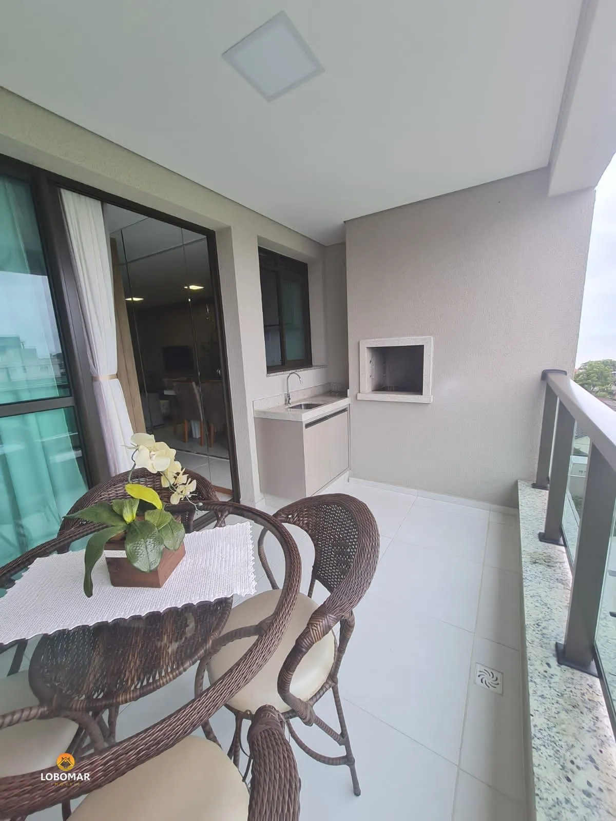 Apartamento mobiliado em cond. clube frente mar, Praia Alegre, Penha/SC — foto 7