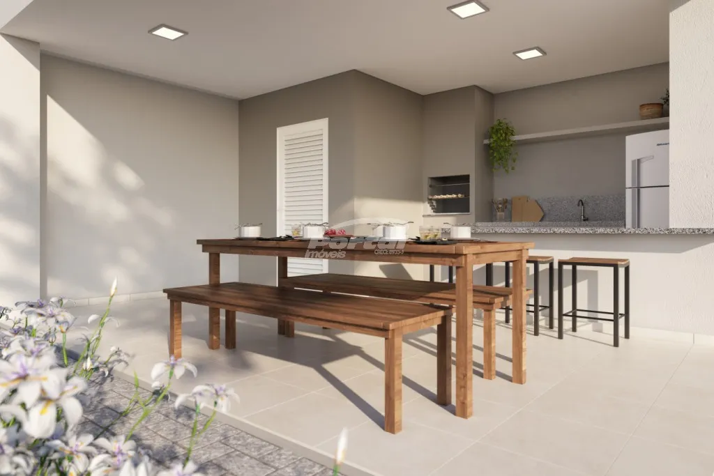 Apartamento mobiliado com 2 dormitórios, com lazer completo, 600 metros da praia, em Itajuba. ( COD 23039 ) — foto 5