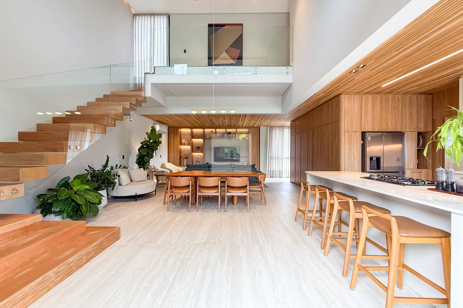 Linda casa nova e mobiliada no condomínio High Park em Blumenau-SC - foto 1