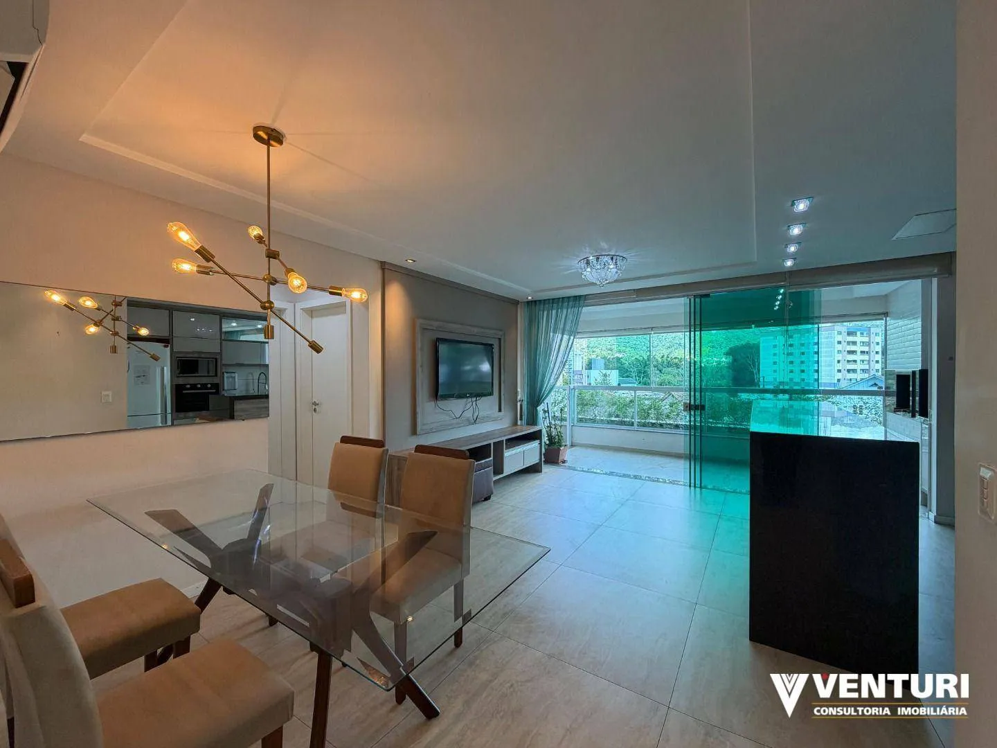 Apartamento com 2 dormitórios, sendo 1 suíte para alugar, 93 m por R$ 5.118/mês - Velha - Blumenau/SC — foto 3